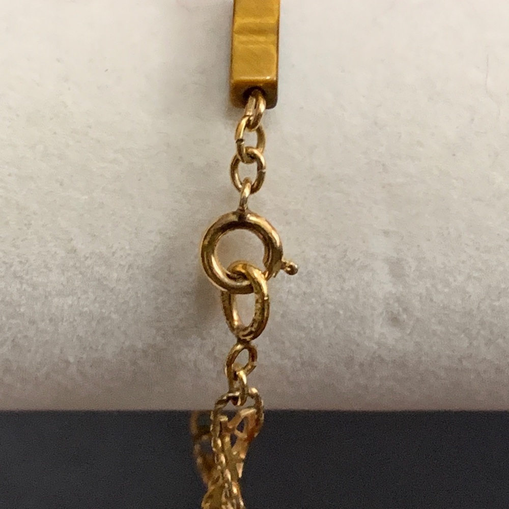 Vintage Van Dell 1/20 12K gold filled bracelet with tiger's eye stone - Picture 3 of 8
